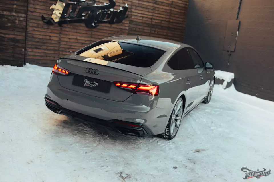 Кузовной ремонт и перетяжка руля для Audi A5